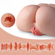 Realistic 1.32LB sex doll stroker with twin entrances and lifelike texture for male pleasure.