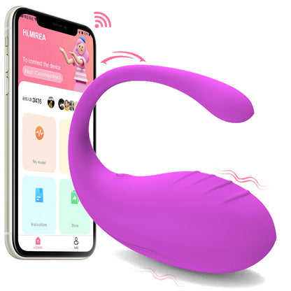 Vibratore Tadpole APP con telecomando wireless, uovo vibrante