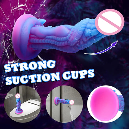 Dildo Drago per Dildo con Ventosa Dildo Morbido Mostro