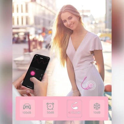 Vibratore Tadpole APP con telecomando wireless, uovo vibrante